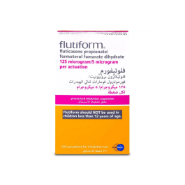 Flutiform 125 / 5 Mcg Inhaler 120 Actuations