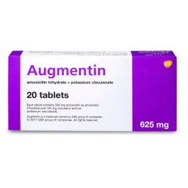 Augmentin 625 mg 20 Tablets