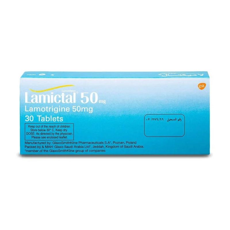 Lamictal 50 Mg 30 Tablets